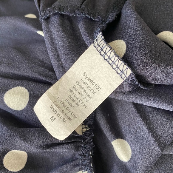 Hanna & Gracie Polka Dot Blouse - Picture 4 of 5